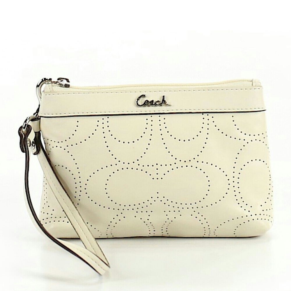 Coach perferated purse